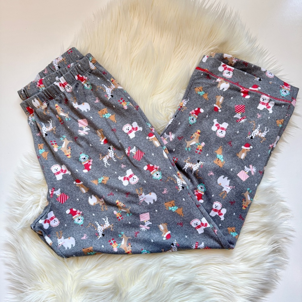 Cuddl Duds Dog Doggy Pajama PJ pants